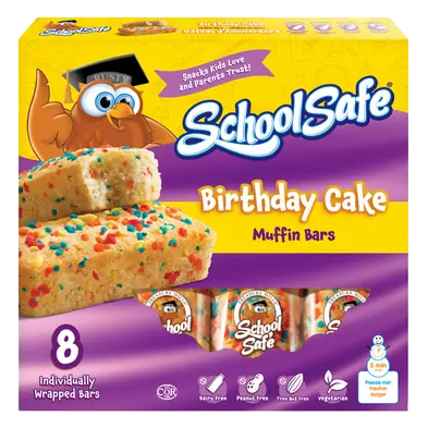 Mini Loaf Bars Birthday Cake 8 x 35 g