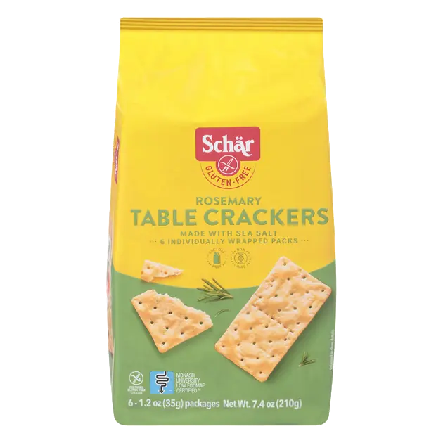Gluten Free Rosemary Table Crackers