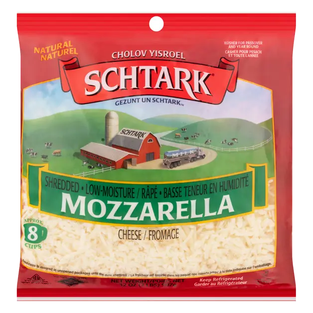 Kosher Natural Fancy Shredded Mozzarella Cheese
