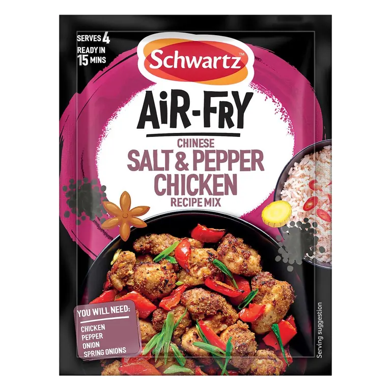 Air Fry Chinese Salt & Pepper Chicken Recipe Mix 35g