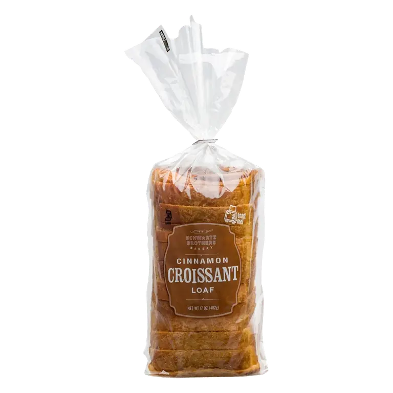 Schwartz Brothers Bakery Cinnamon Croissant Bread Loaf, 17oz