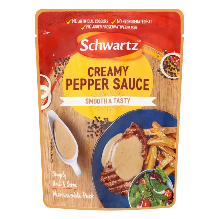 Creamy Peppercorn Sauce Heat & Pour