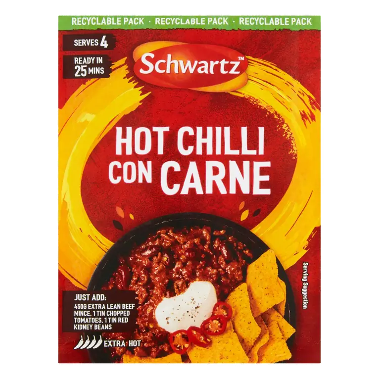 Hot Chilli Con Carne Recipe Mix 41g