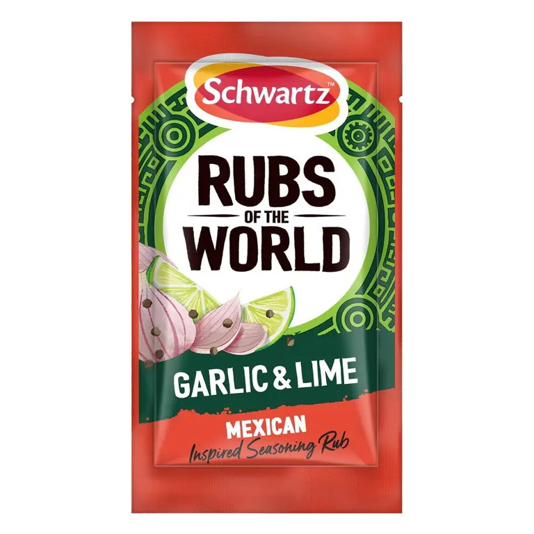 Rubs of the World Mexican Garlic & Lime Seasoning Rub 24g