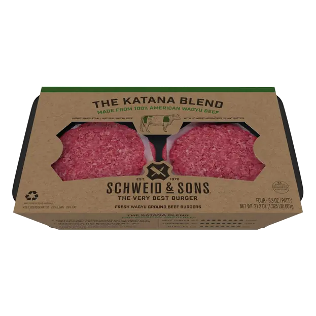 the Katana Blend Wagyu Ground Beef Burger Patty