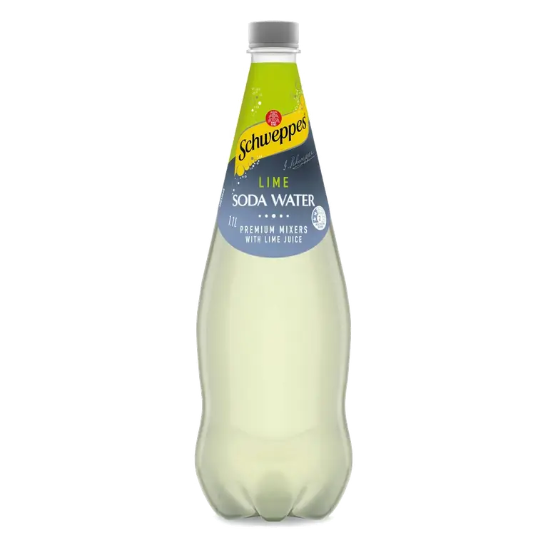 Lime Soda Water With Lime Juice Bottle