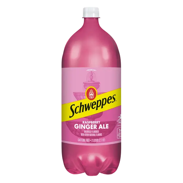 Raspberry Ginger Ale Soda Caffeine Free