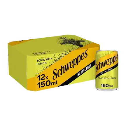 Slimline Tonic Water with Lemon Zest 12x150ml