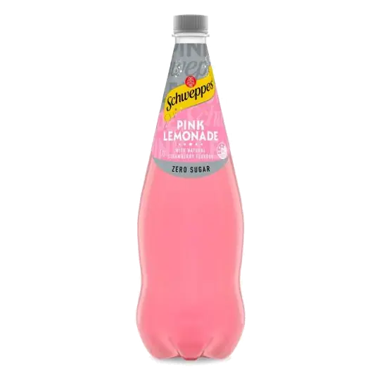 Traditional Zero Sugar Pink Lemondade Soft Drink Bottle