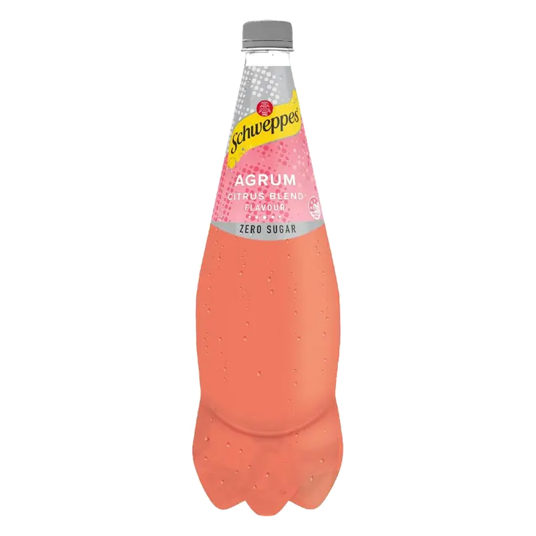 Zero Sugar Agrum Citrus Blend Soft Drink Bottle