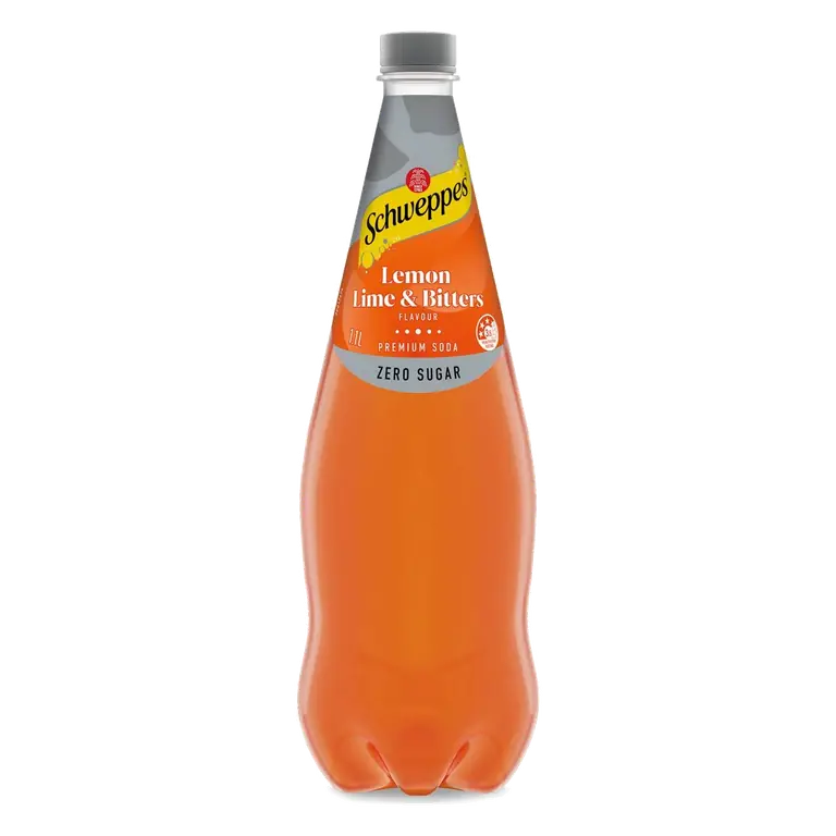 Zero Sugar Mixers Lemon Lime & Bitters Soft Drink Bottle