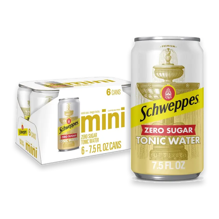 Zero Sugar Tonic Water Cans