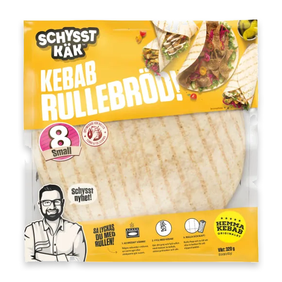Kebabrullebröd Mini 8-pack