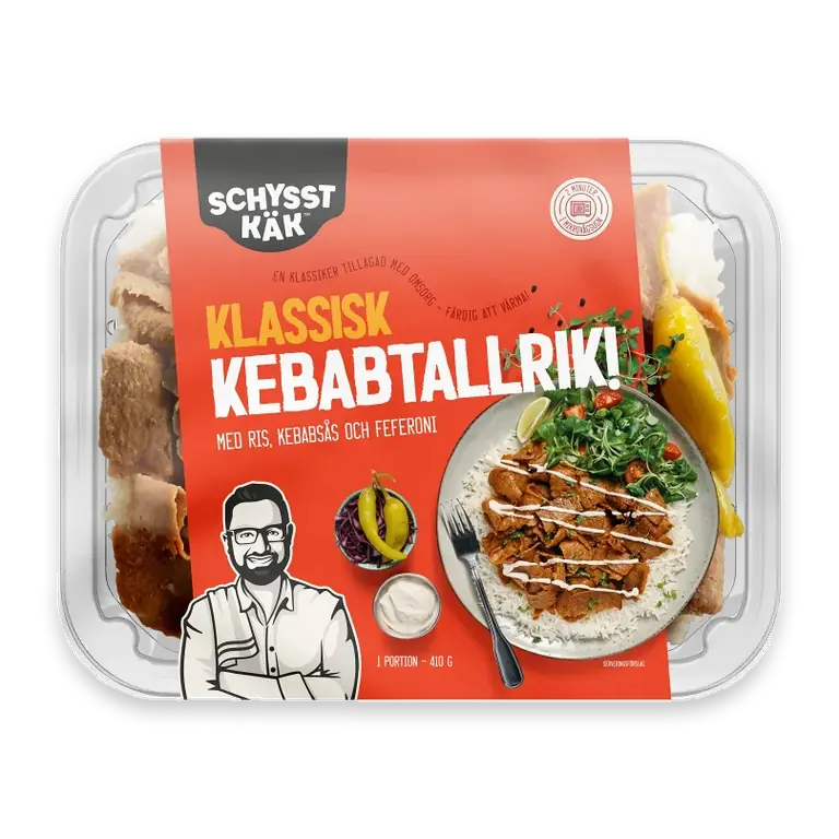 Kebabtallrik 410g