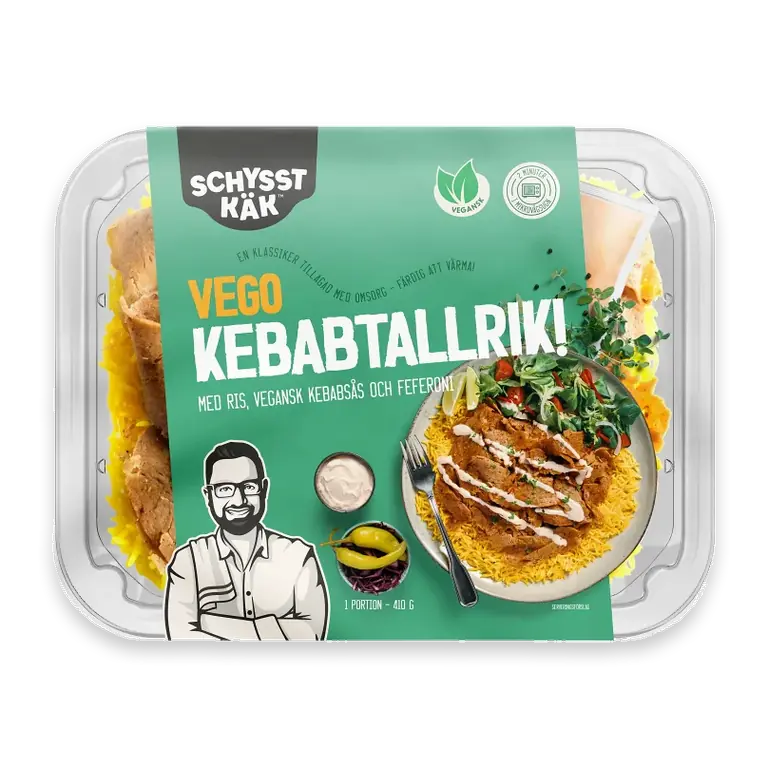 Kebabtallrik Vego 410g