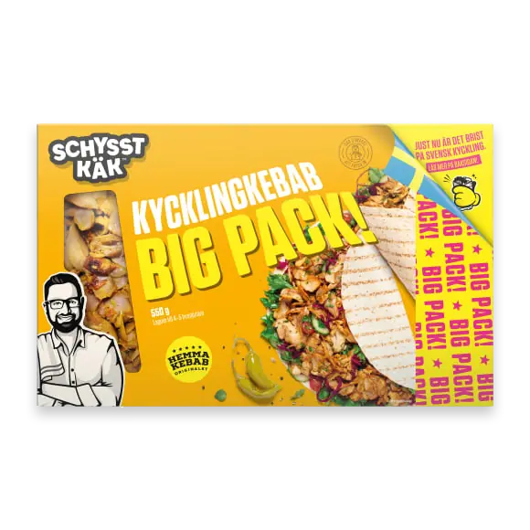 Kycklingkebab Big-pack