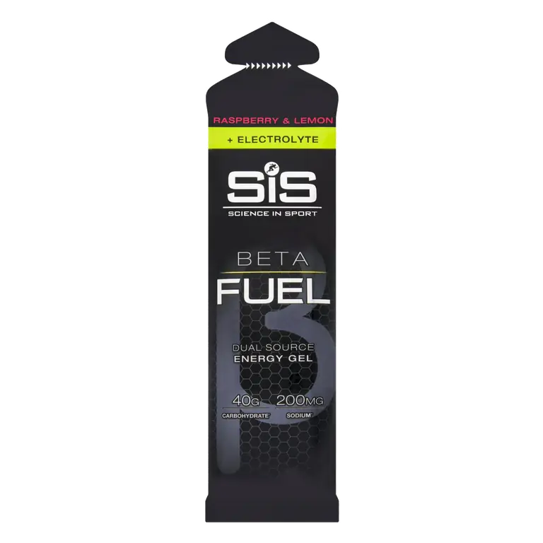 Raspberry & Lemon + Electrolyte Beta Fuel Energy Gel 60ml