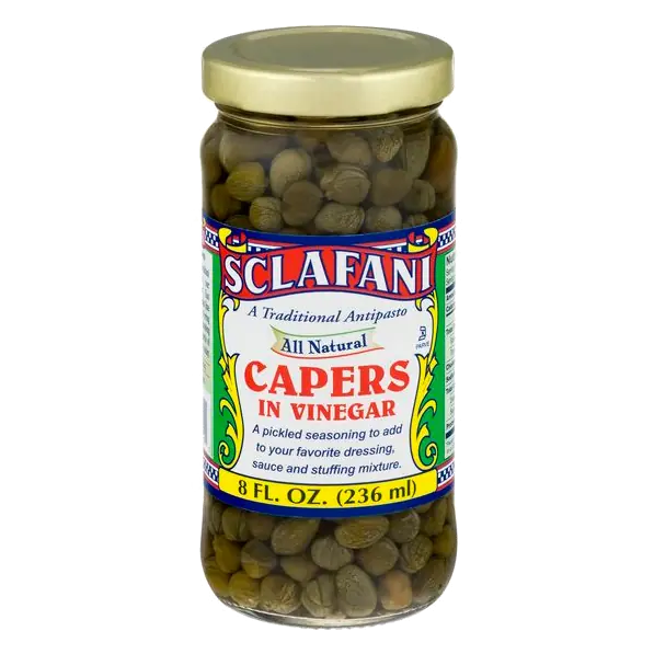 Imported All Natural Capers in Vinegar