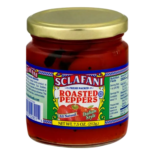 Italian Style Roasted Red Peppers