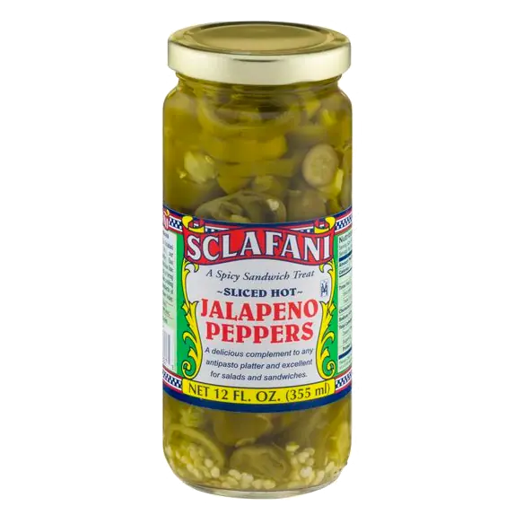 Sliced Hot Jalapeno Peppers