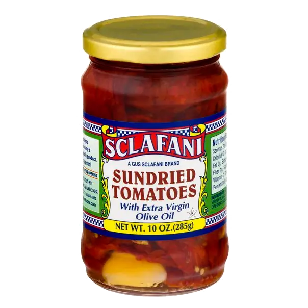Sun-Dried Tomatoes with Extra Virgin Olive Oil