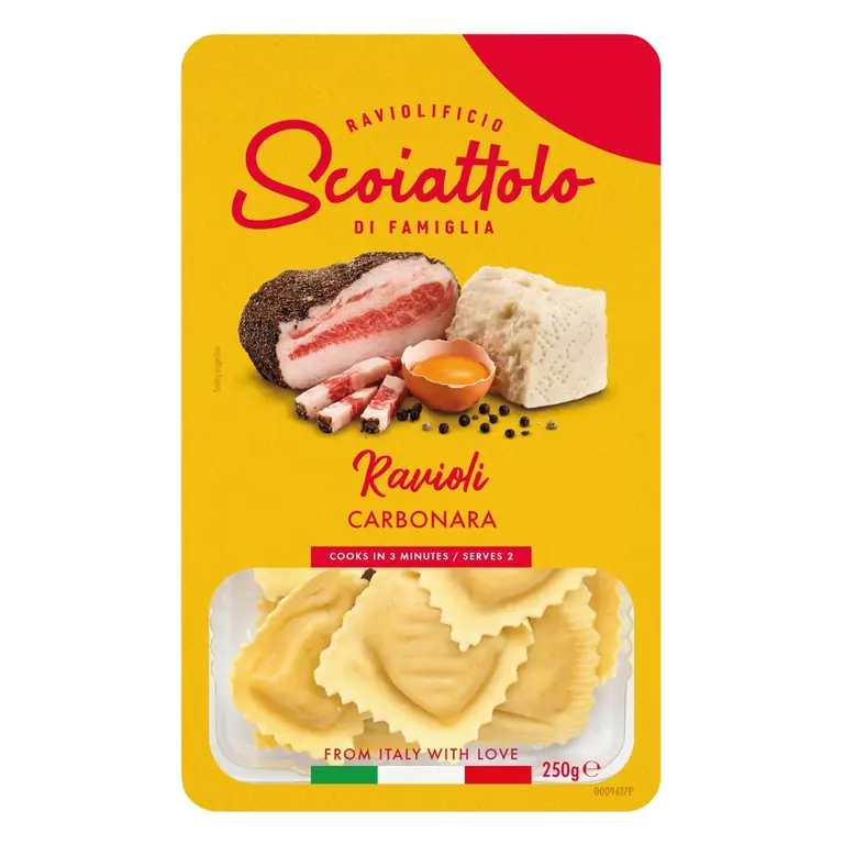Ravioli Carbonara 250G