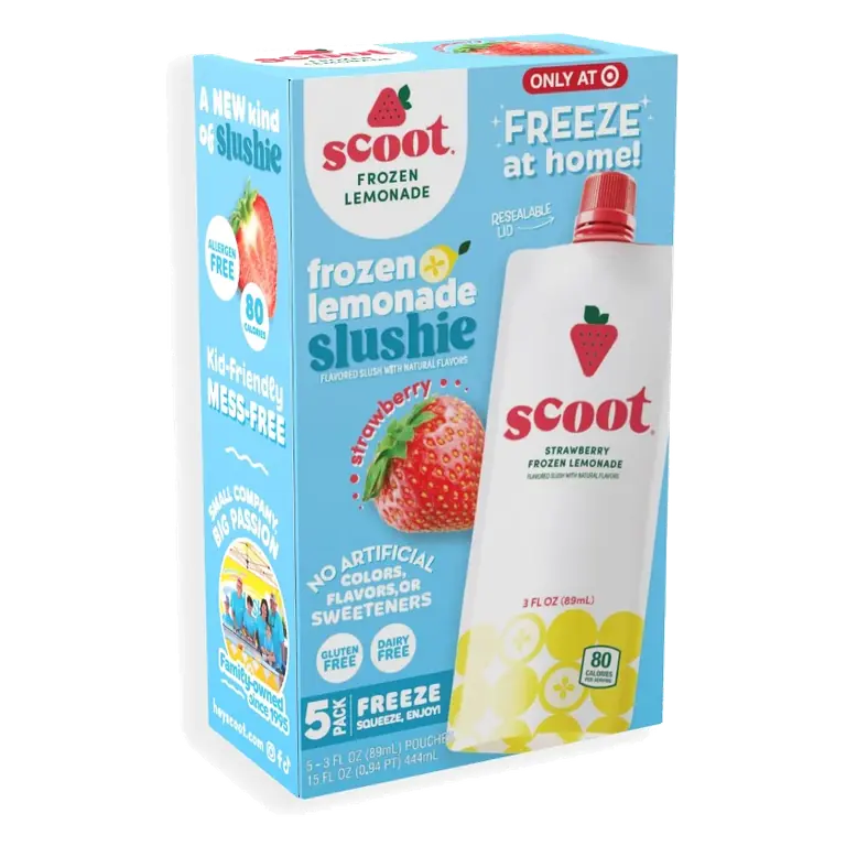 Scoot Lemonade - Strawberry - 3oz/5ct Pouches