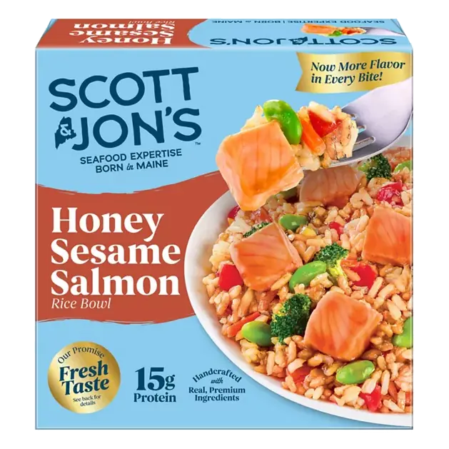 Honey Sesame Salmon Rice Bowl Frozen Meal