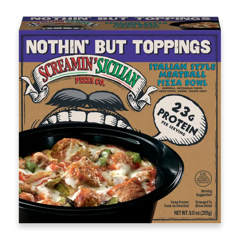 Italian Meatball Pizza Bowl