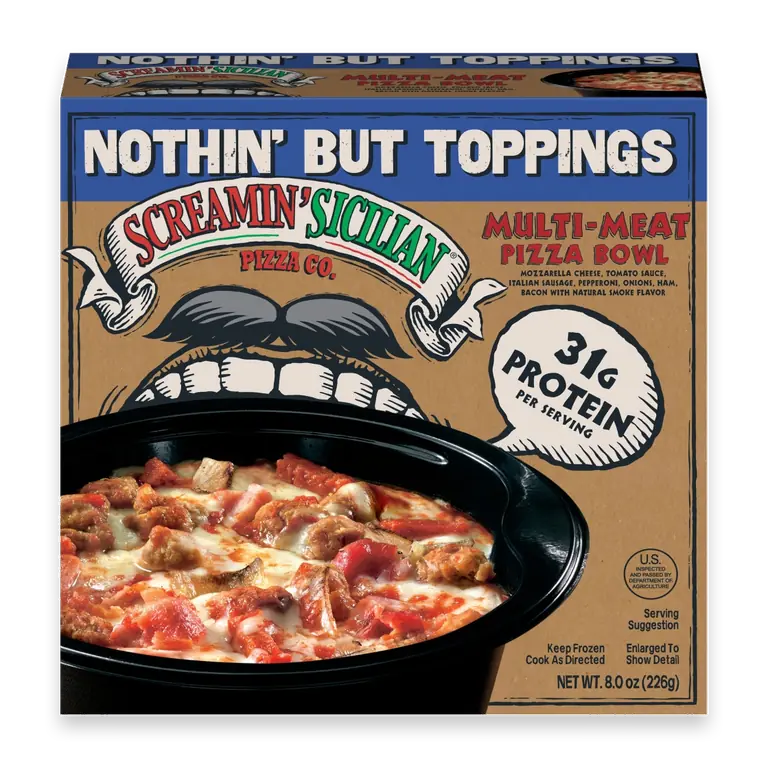 Multi-Meat Pizza Bowl