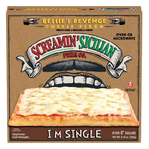 Bessie's Revenge Tomato Sauce & Mozzarella Cheese I'm Single Pizza