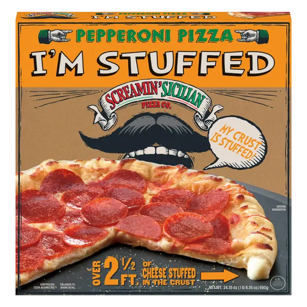 Screamin' Sicilian Cheese Stuffed Crust Pepperoni Pizza Frozen