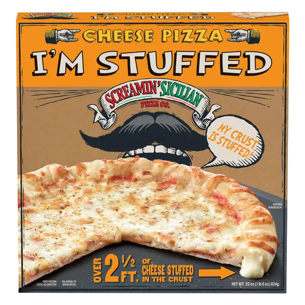 Screamin' Sicilian I'm Stuffed Cheese Pizza Frozen