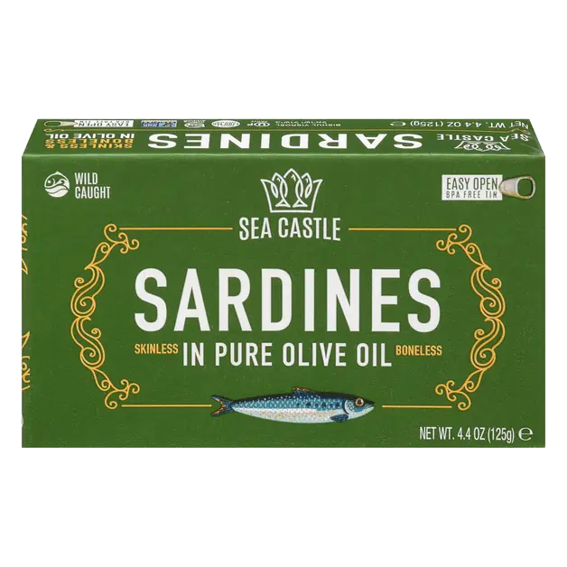 Boneless Skinless Sardines in Pure Olive Oil