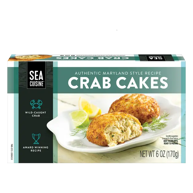 Authentic Maryland Style Recipe Crab Cakes - 2 ct Frozen