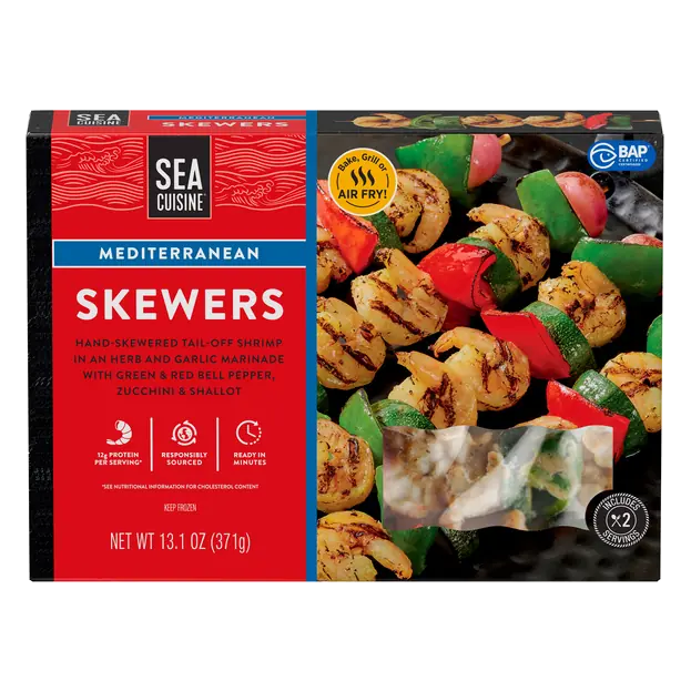 Mediterranean Shrimp Skewers Frozen
