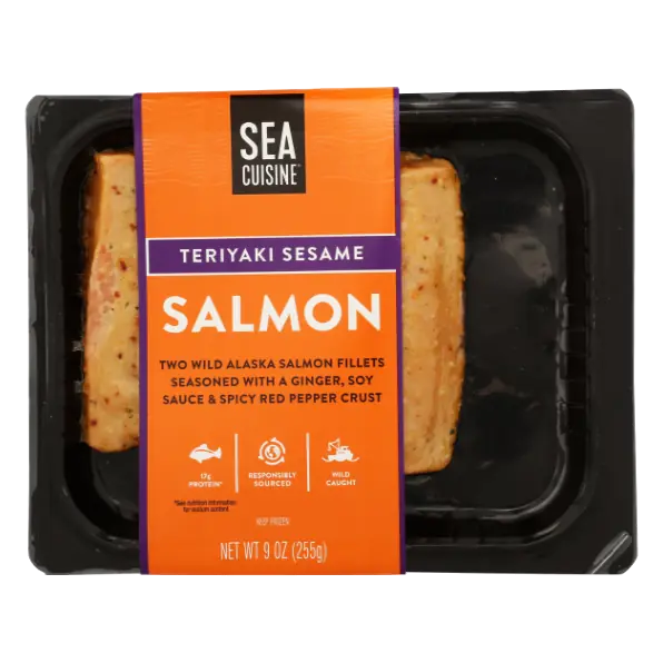 Pan Sear Teriyaki Sesame Salmon Fillets