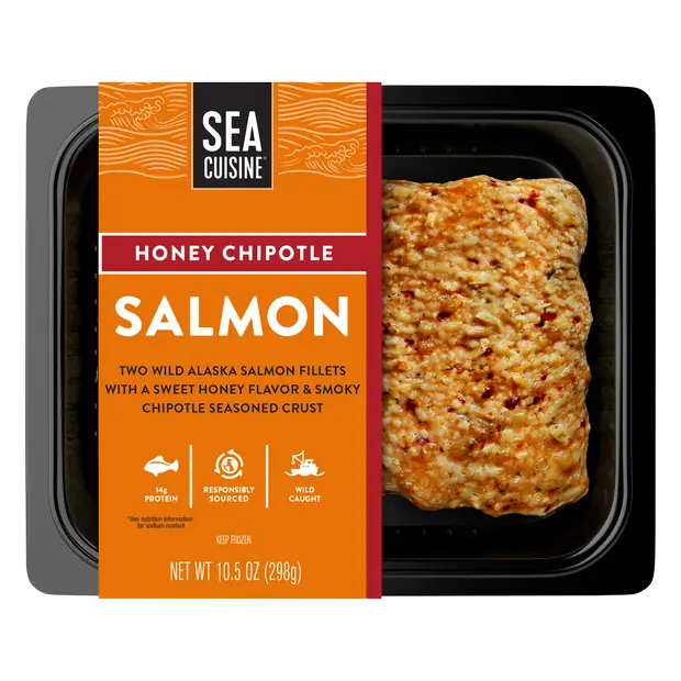 Wild Honey Chipotle Alaska Salmon Fillets - 2 ct Frozen