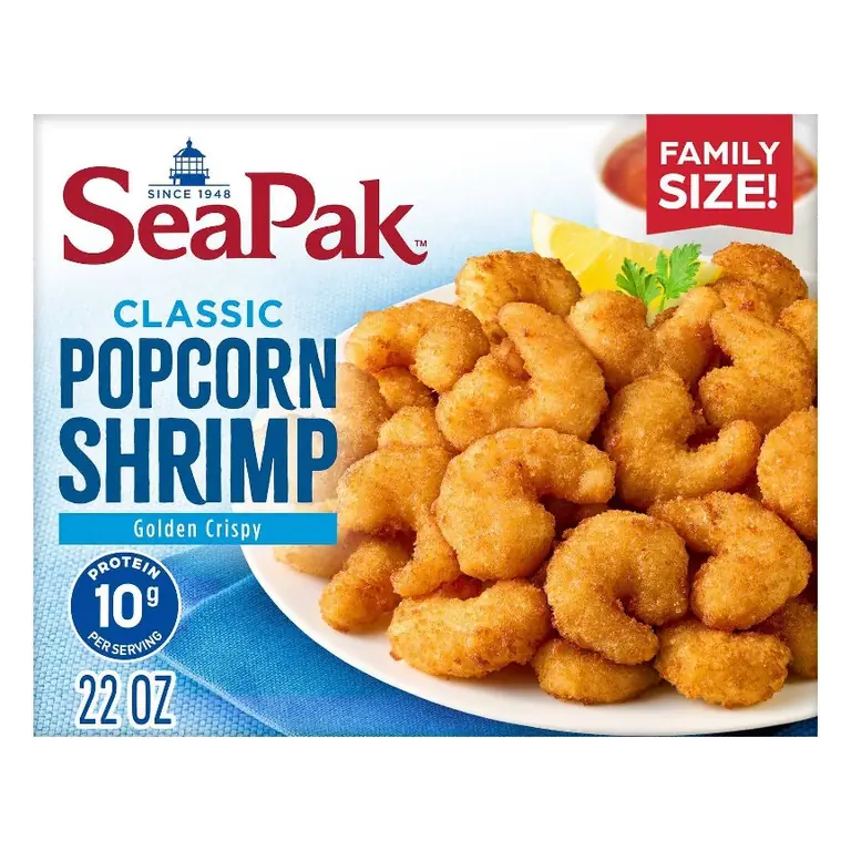 Sea Pak Popcorn Shrimp, 22oz: Wild Caught