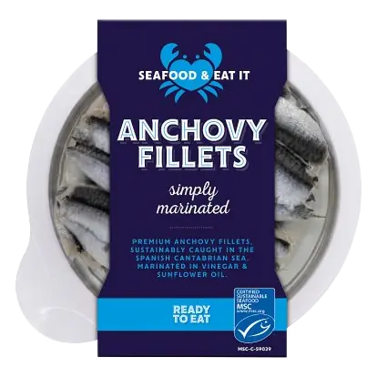 Anchovy Fillets Simply Marinated