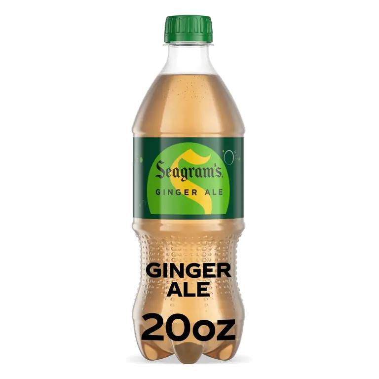 Seagram's Ginger Ale, 20 fl oz Bottle: Non-Caffeinated