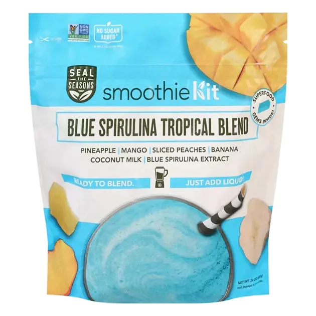 Blue Spirulina Tropical Blend Smoothie Kit