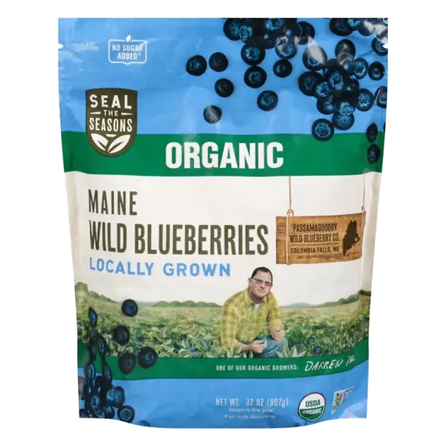Wild Blueberries, Maine, Organic