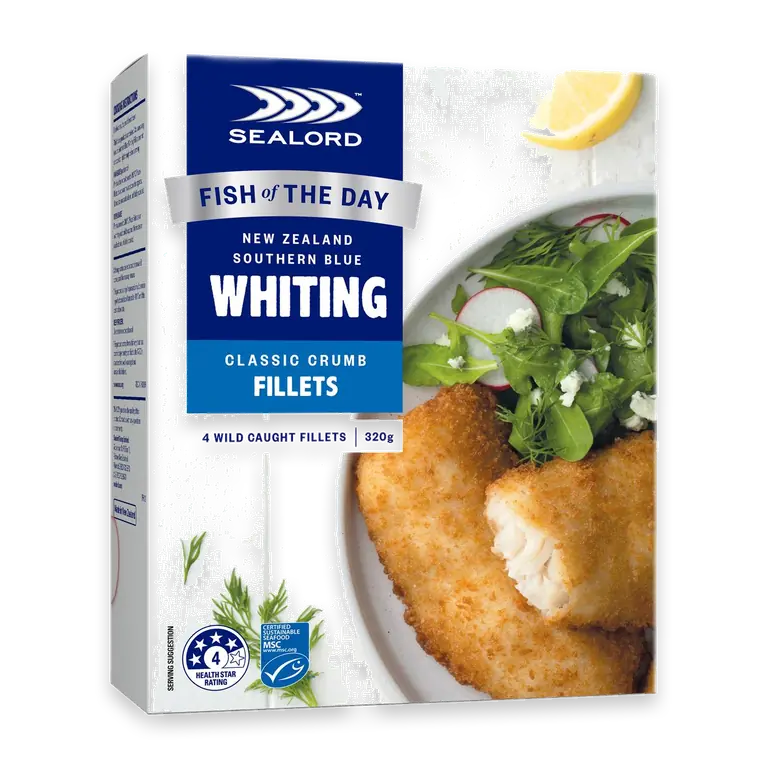 Fish Of The Day Whiting Classic Crumb Fillets