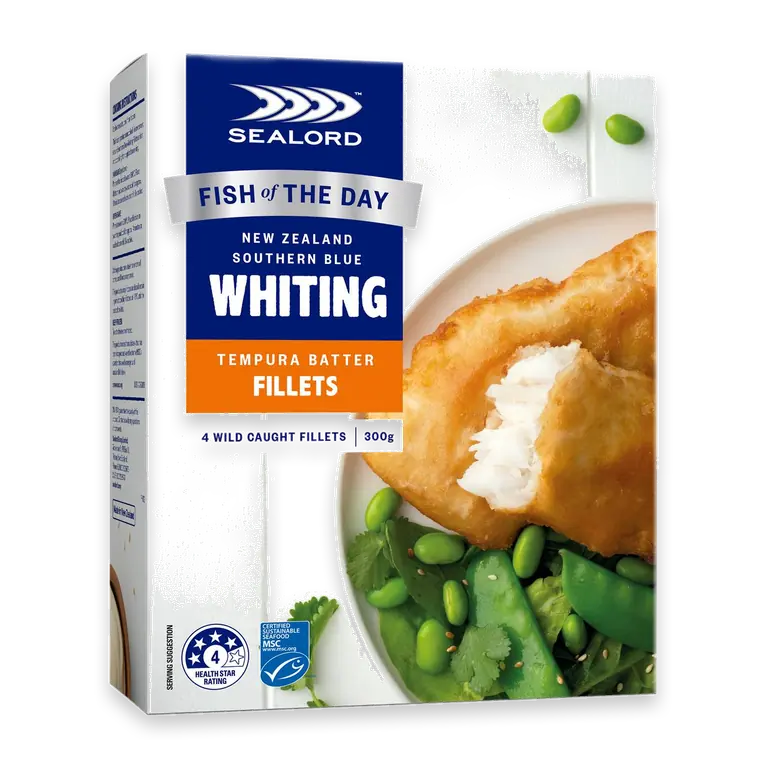 Fish Of The Day Whiting Tempura Batter Fillets