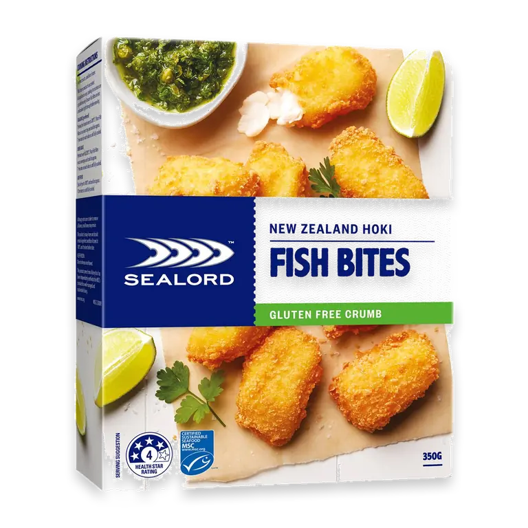 Gluten Free Hoki Bites Sealord
