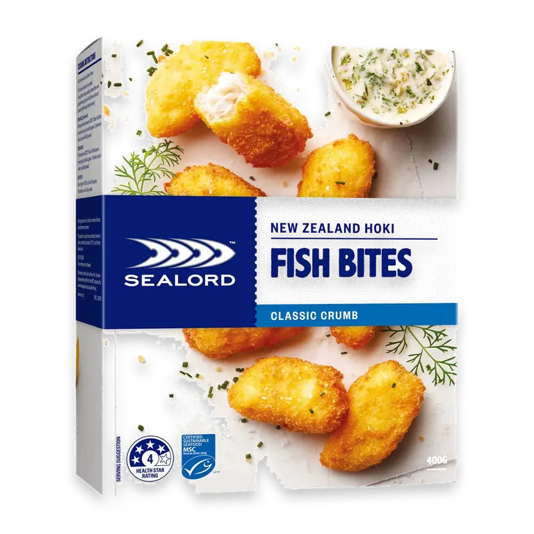 Hoki Classic Crumb Bites Sealord