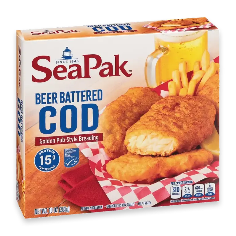 Beer Battered Frozen Cod