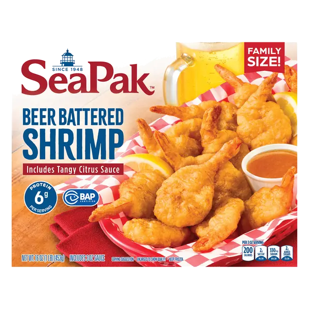 Beer Battered Shrimp Family Size Frozen