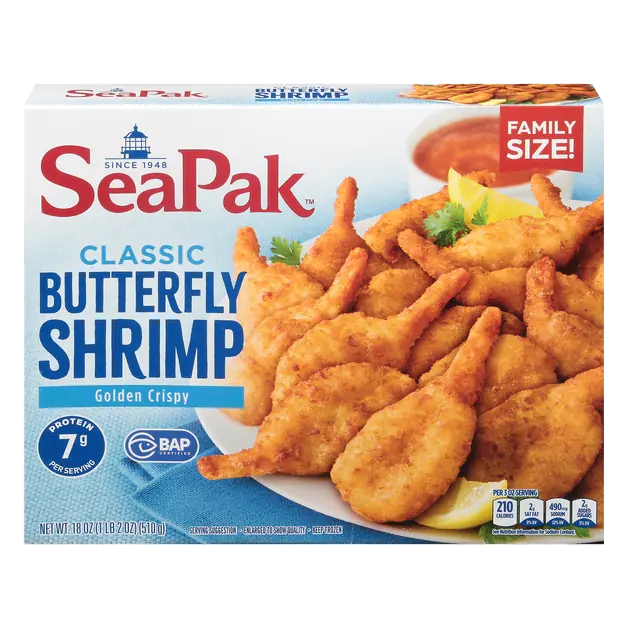 Butterfly Shrimp Family Size Frozen